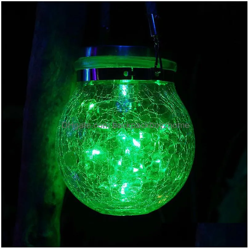 new solar light led garden arrangement balcony decoration pendant light bulb outdoor waterproof emergency electric lights camping hiking