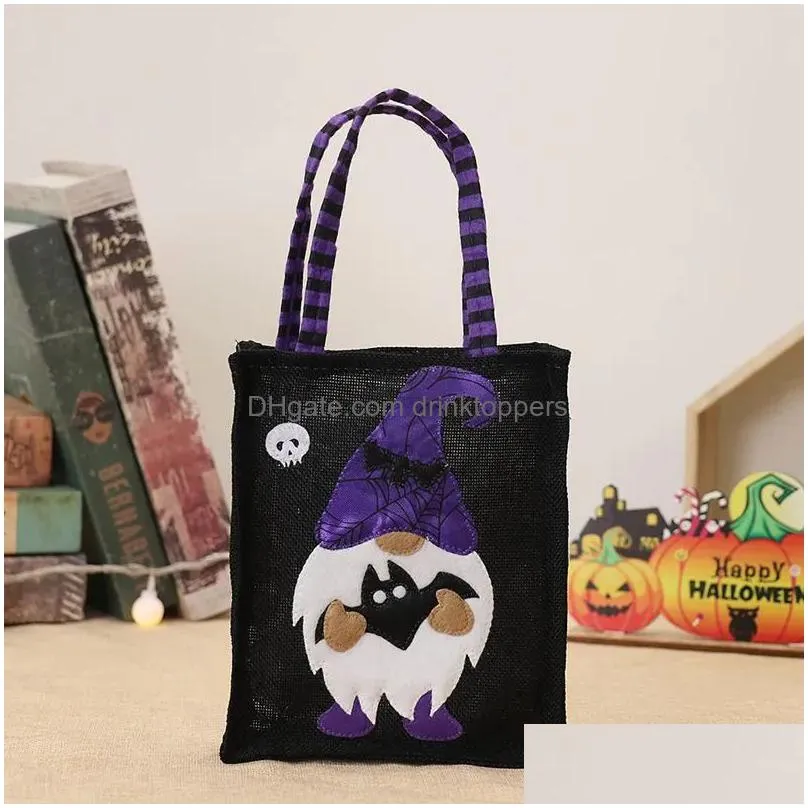 christmas decorations handbag kids gift candy bag linen bags for festival party faceless doll wholesale sea jn07