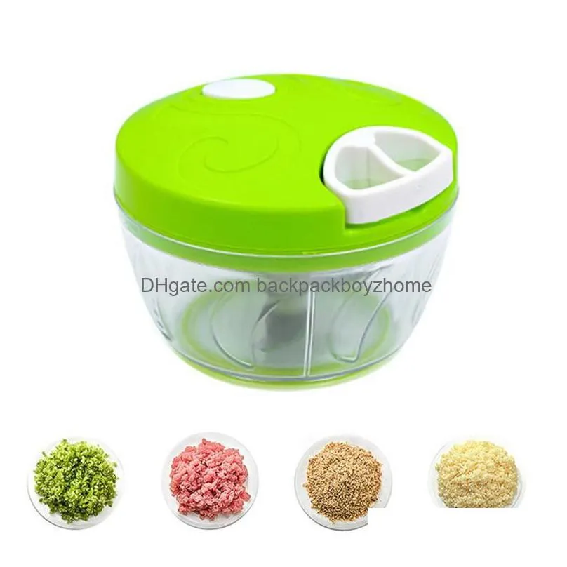 multifunction quality tools high speedy design vegetable fruit twist shredder manual meat grinder chopper garlic cutter