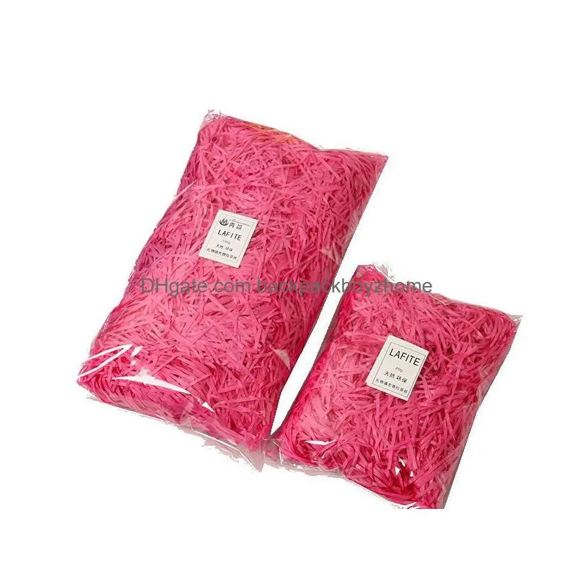 decoration papers shredded paper 100g wrap gift box filling material christmas wedding marriage home decorations supply