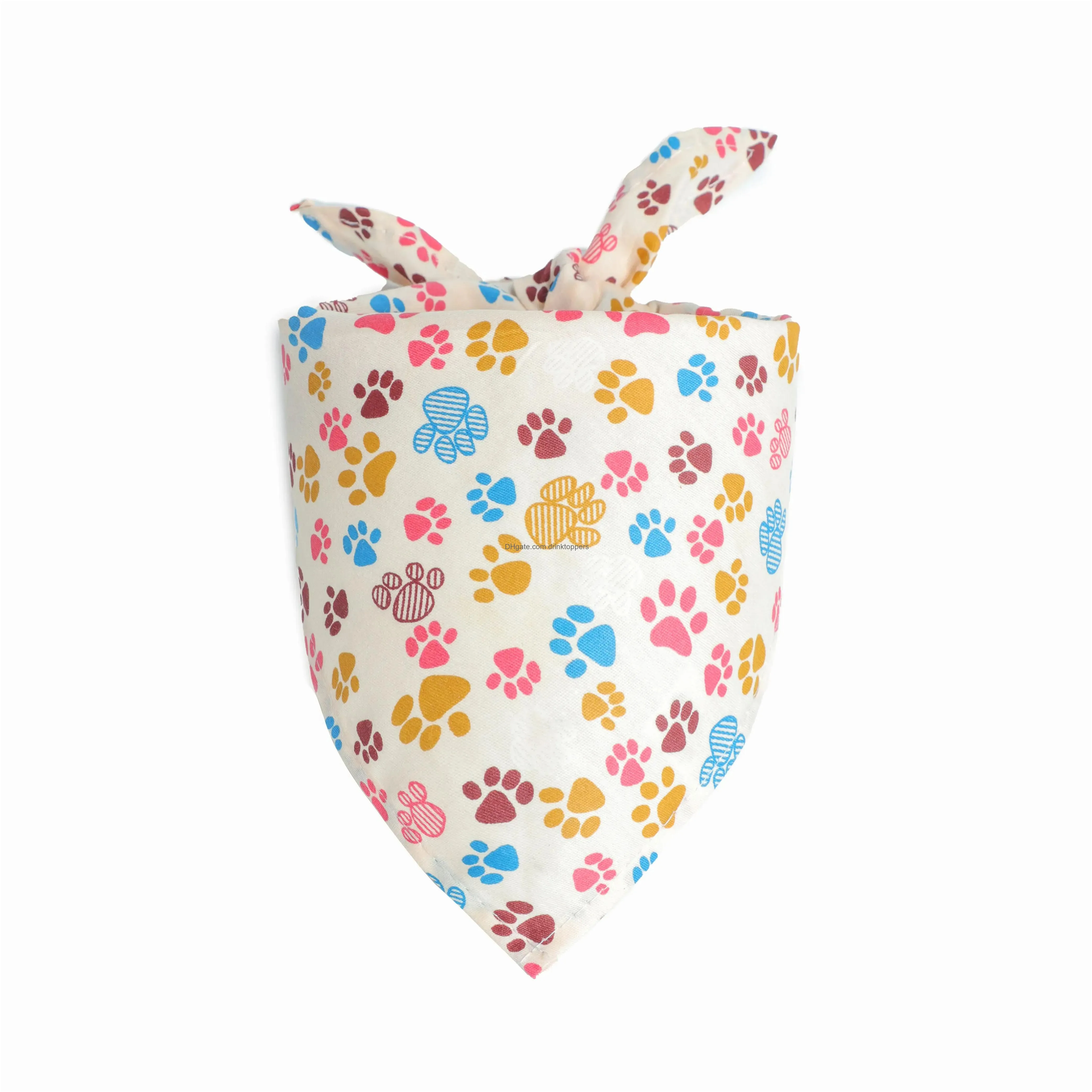 dog apparel puppy pet bandanas collar scarf bow tie cotton most fashionable fy5981 au17