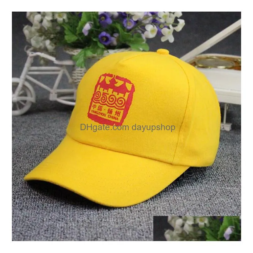 adult kids golf baseball cap adjustable cotton casual hat leisure hats custom print snapback hats spring summer peaked cap