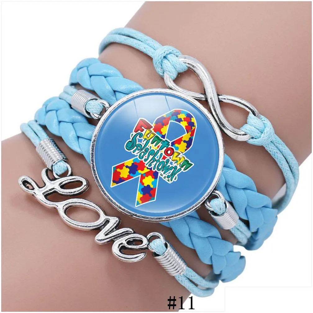 children autism awareness bracelets for kids autism embrace the amazing boy girl charm leather wrap wristband inspirational jewelry