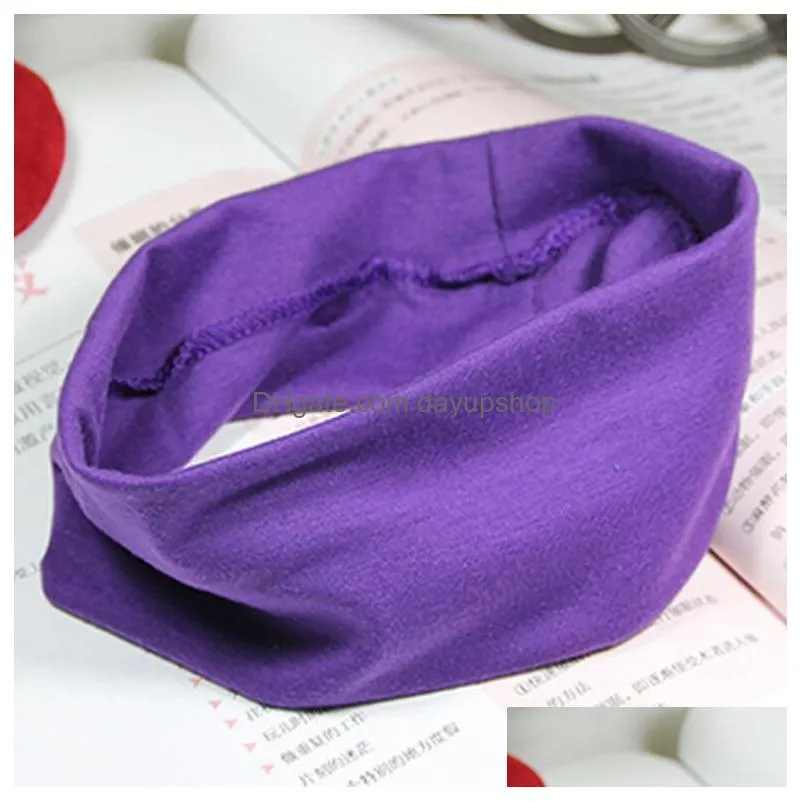  women yoga headband candy color simple sport hairband 206cm elastic headband sports yoga accessory headbands