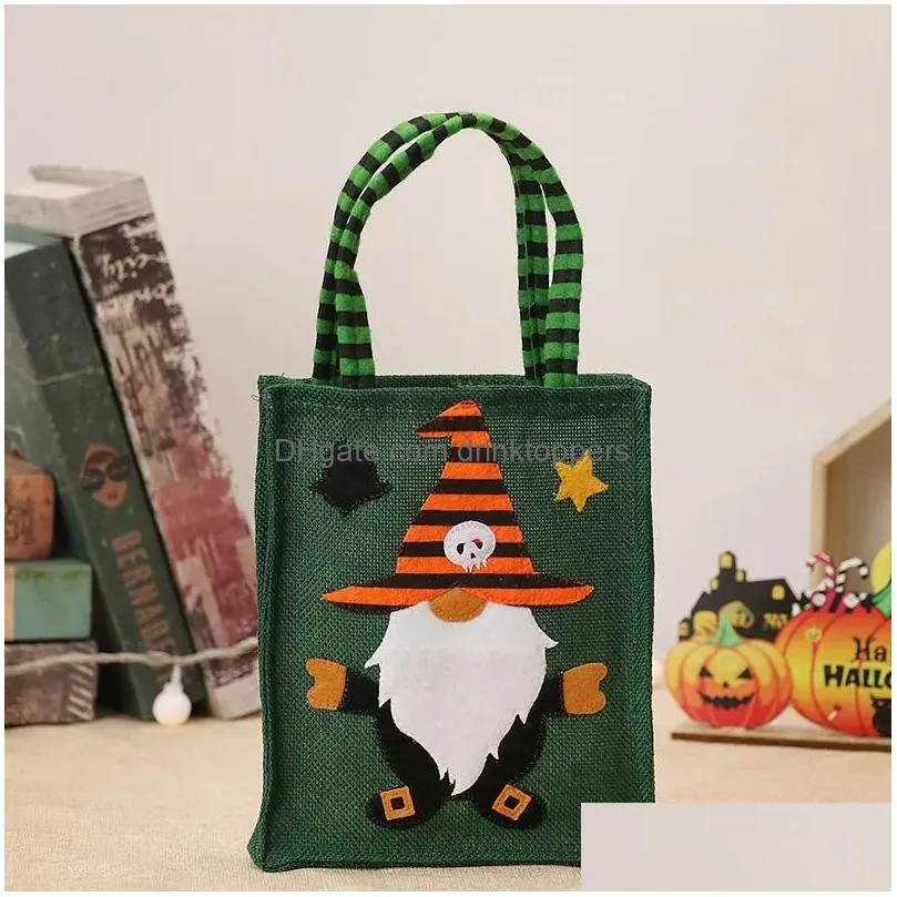 christmas decorations handbag kids gift candy bag linen bags for festival party faceless doll wholesale sea jn07