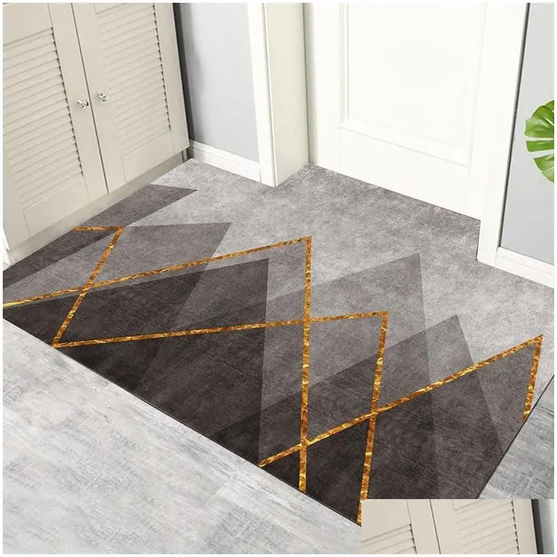 Carpets Entrance Door Mat Home For Hallway Modern Non-slip Living Room Doormat Super Absorbent Kitchen Toilet Shower Floor