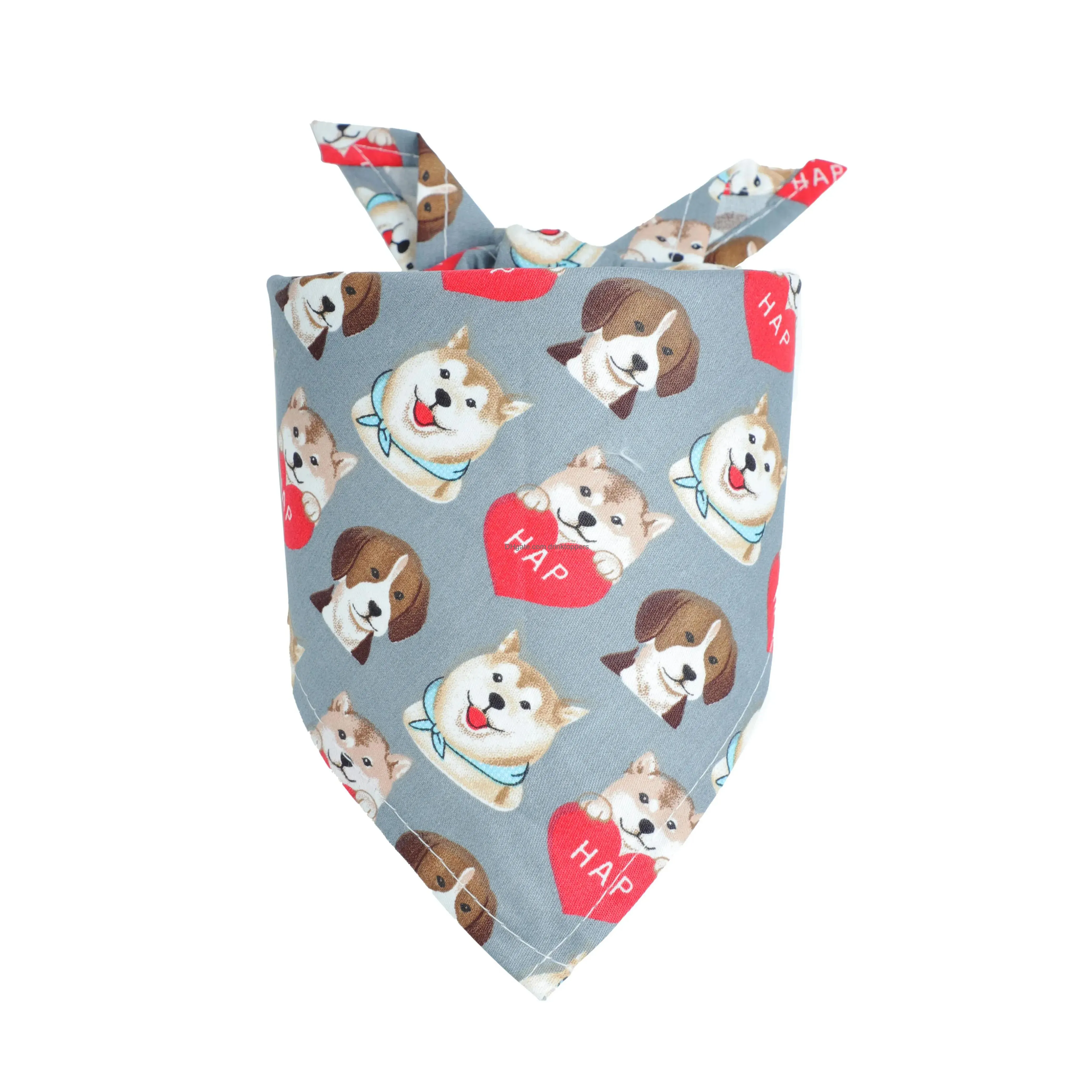 dog apparel puppy pet bandanas collar scarf bow tie cotton most fashionable fy5981 au17