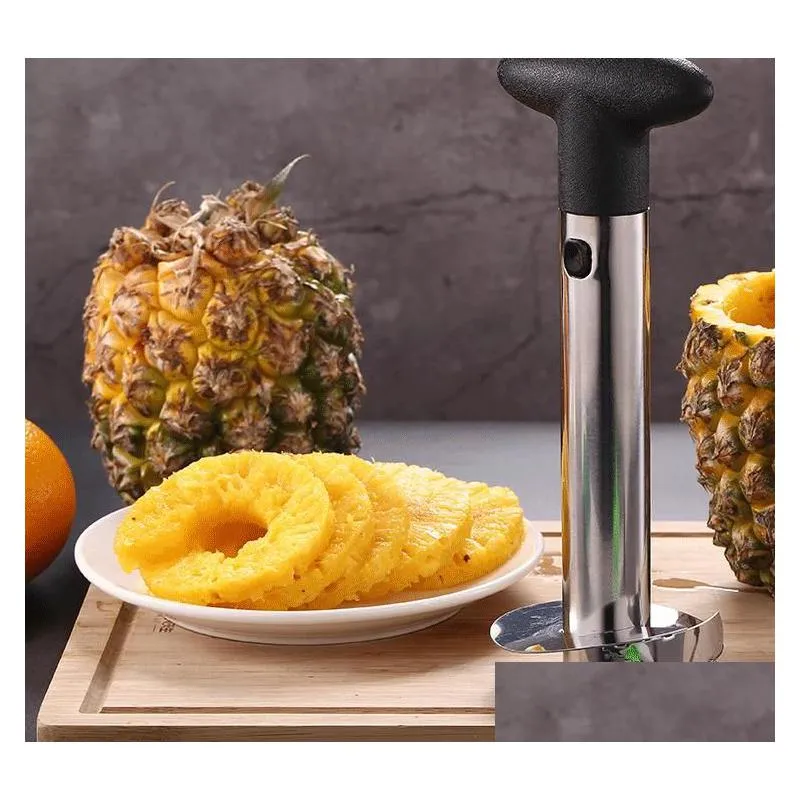 Trancheur d'ananas en acier inoxydable 2021, éplucheur de fruits