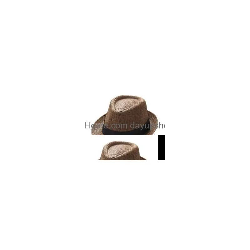 quality panama hats ventilate straw hat jazz hat fedora hat man women sun hats stingy brim hats for summer