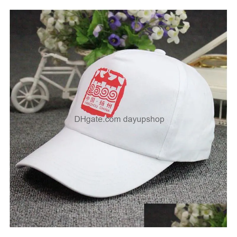 adult kids golf baseball cap adjustable cotton casual hat leisure hats custom print snapback hats spring summer peaked cap