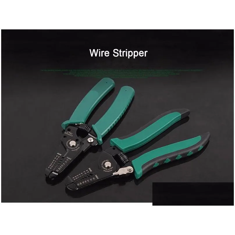 Wire Stripper Multifunctional Automatic Cable Stripping Pliers Cutter Hand Tools for Cutting Electric Wire 6