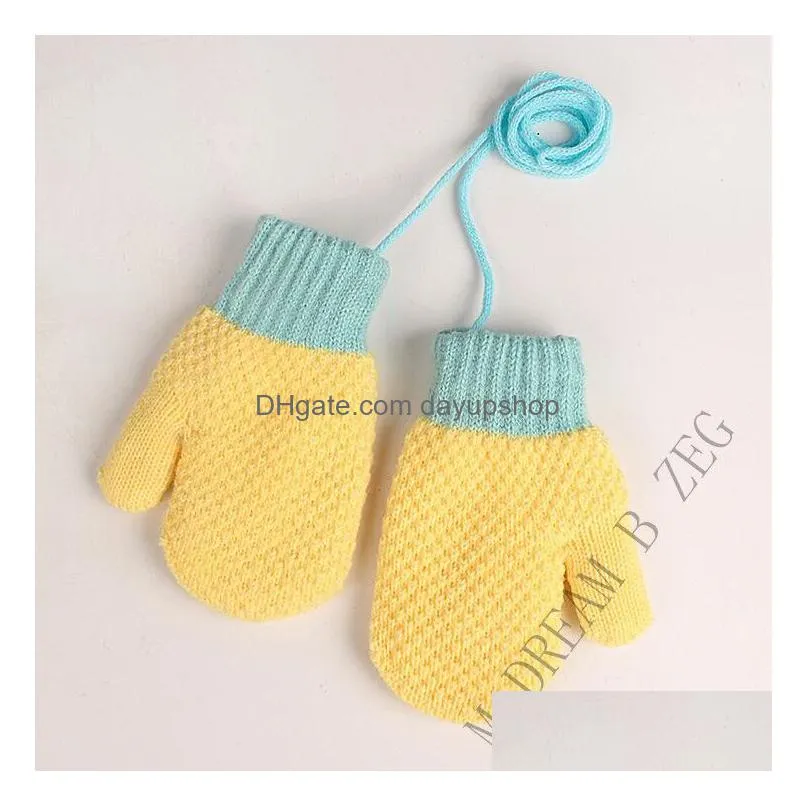 fashion winter warm children golves mittens boys girls cute gloves soft full finger gloves free shipping