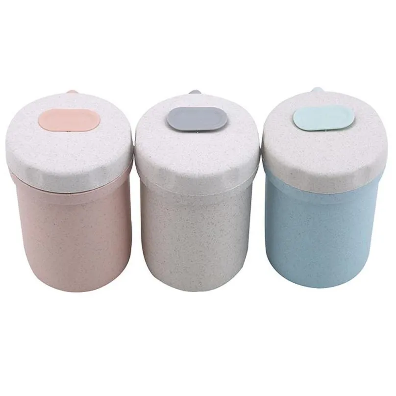 300ml portable sealed leak-proof lunch box environmentally friendly round porridge cup soup container dinnerware sets