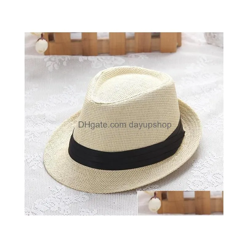 quality panama hats ventilate straw hat jazz hat fedora hat man women sun hats stingy brim hats for summer