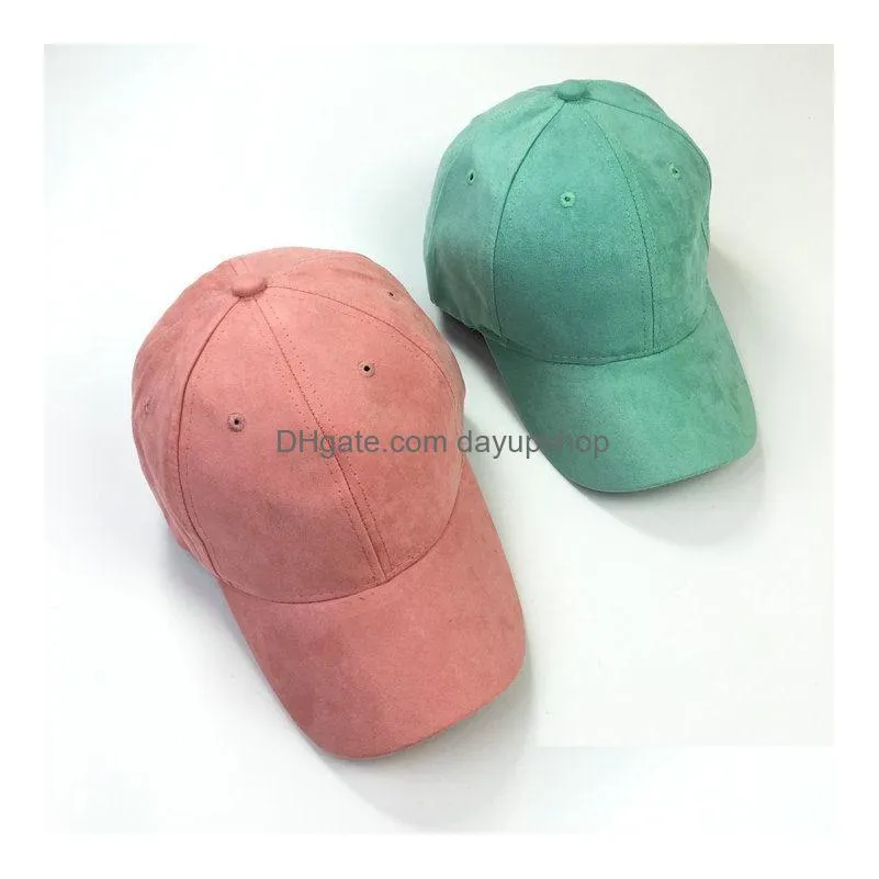 15 colors customize logo baseball caps hats hip-hop snapback flat hats new suede candy color sun protective basketball hats cap gifts