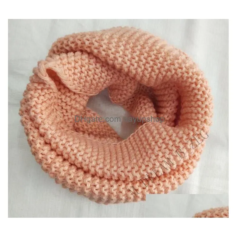 13 colors knitted scarf circle loop scarf lady wrap scarves thick warmer neck scarf crochet scarves