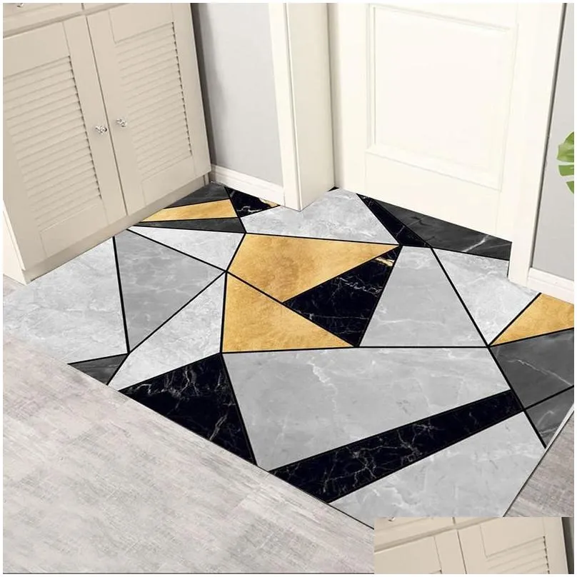 Carpets Entrance Door Mat Home For Hallway Modern Non-slip Living Room Doormat Super Absorbent Kitchen Toilet Shower Floor