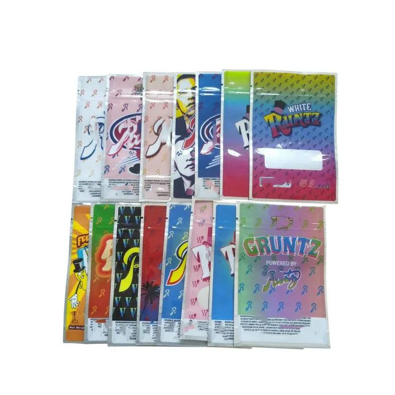 backpack boyz 3.5g 36 designs edible mylar dry herb flower 420 packaging bags smell proof heat seal bubble zipper jlldpr