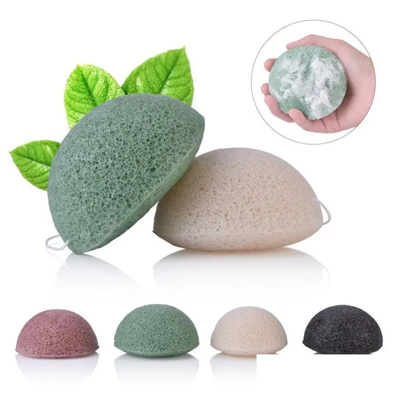 konjac bath sponges facial puff face cleanse washing konjacs sponge exfoliator cleansing face care makeup tools