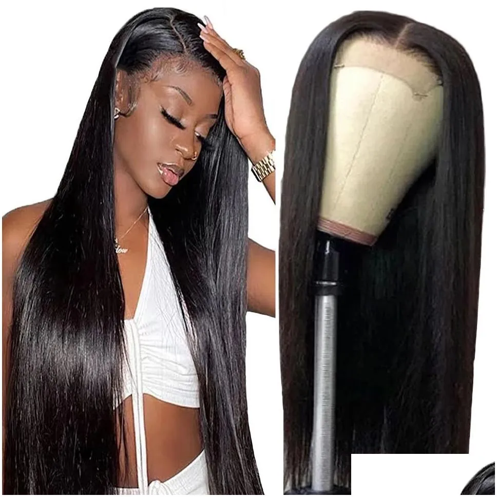 4x4 mink brazilian virgin hair lace closure human hair wigs for black women brazilian straight lace front wigs gaga queen