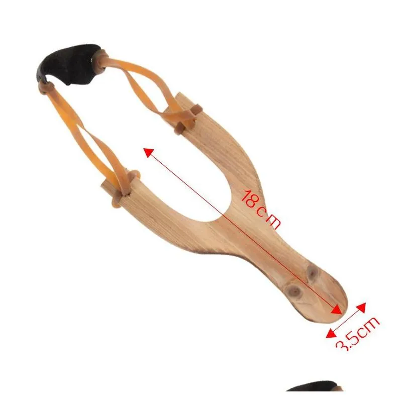 wooden material slings rubber string fun traditional kids outdoors catapult interesting hunting props toys top quality c5661