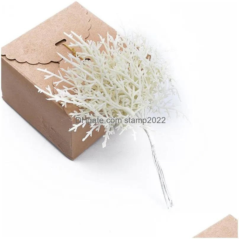 mini multicolor branches christmas tree party supplies wedding decorative flowers wreaths vases for home decor artificial plants 20220110
