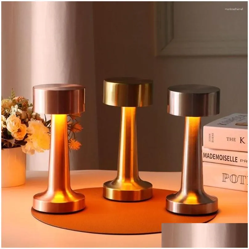 table lamps cordless el bar led lamp dimmable lights usb rechargeable night light drop delivery lighting indoor ots7p