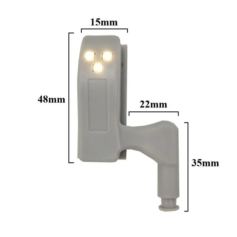 night lights beiaidi 0.25w inner hinge led sensor light cupboard induction closet wardrobe furniture switch cabinet drop delivery li ot7zm