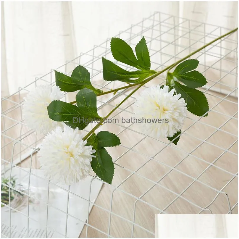 silk hydrangea vase for home room decor wedding bouquet outdoor garden bridal accessories clearance cheap artificial flowers
