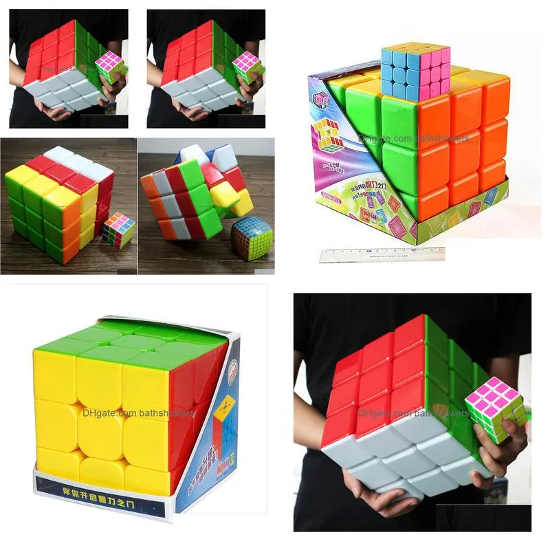 super 18cm  cube colorful super 30cm  cube fun children`s adult puzzle toy