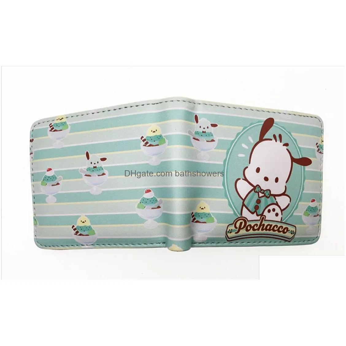 little frog big eyed frog cartoon wallet pc dog twin star short pu leather multifunctional card bag zero wallet wallet wallet