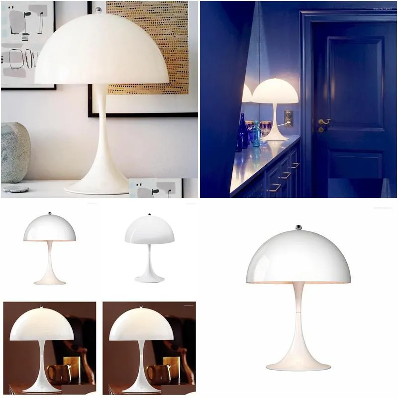 table lamps verner panton panthela desk lamp decoration study bedroom living room modern simple drop delivery lights lighting indoor otrzw