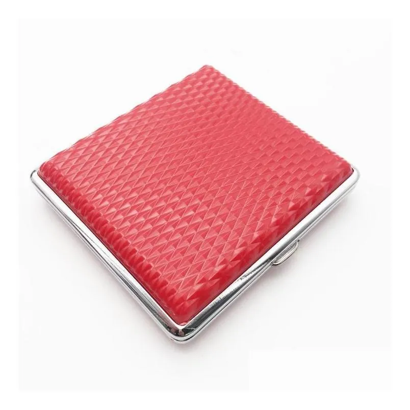 latest colorful non-slip skin plastic metal portable cigarette cases storage box stash case innovative design container preroll smoking holder