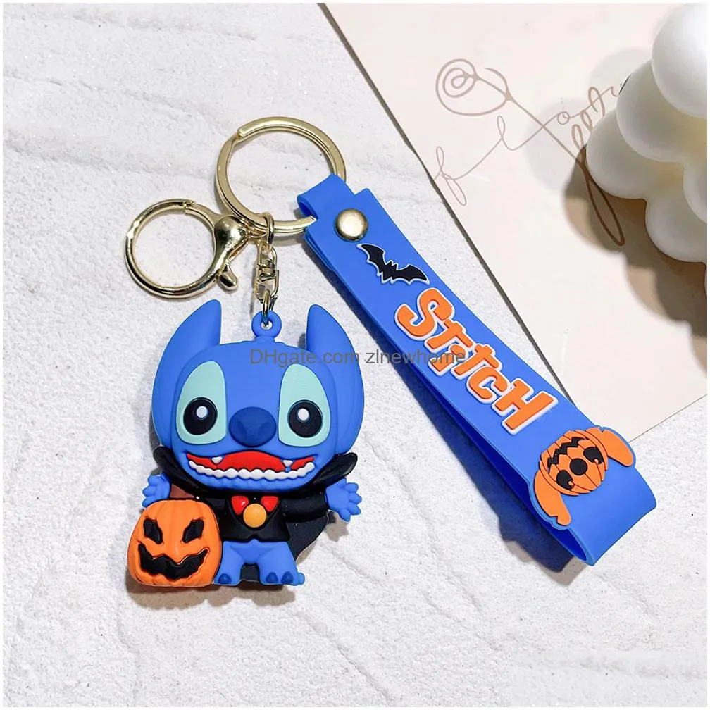 new halloween sewn keychain car key handbag accessories halloween gift wholesale