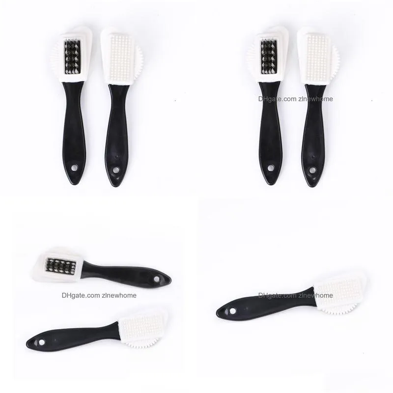 frosted suede shoes cleaning, shoe brushing, double-sided shoe brushing, cleaning, dirt removal, flipping brush, copper brush, suede