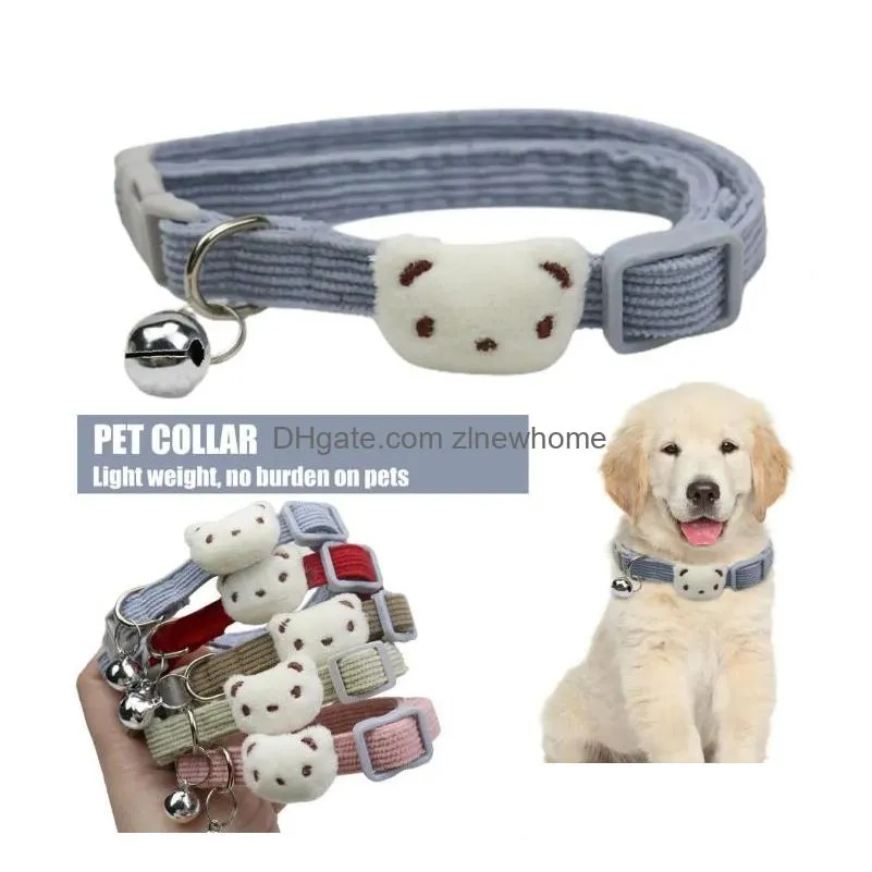 cat collar fine workmanship pet necklace reflective bells small dog cat regular collar