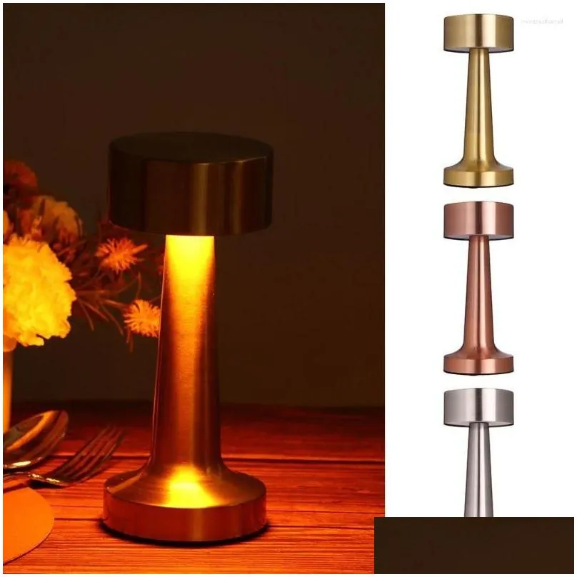 table lamps cordless el bar led lamp dimmable lights usb rechargeable night light drop delivery lighting indoor ots7p