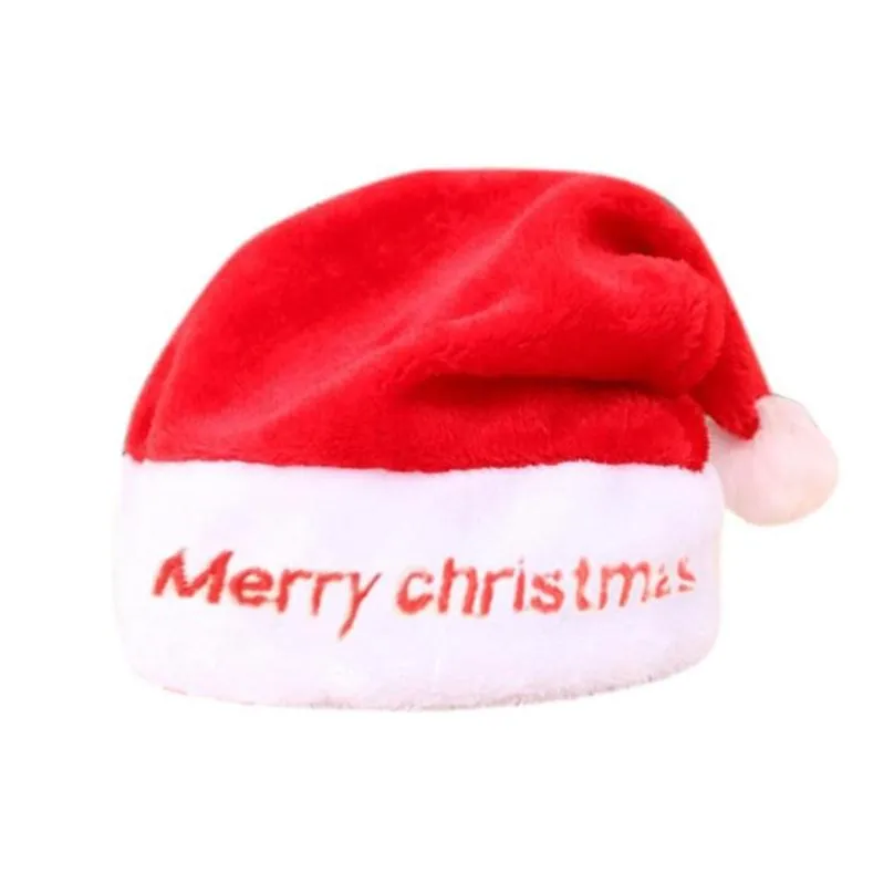 Beanie/Skull Caps 25# Xmas Hat Holiday For Adults Christmas Unisex Santa Beanie Party Supplies Cotton Pompom Furry Balls