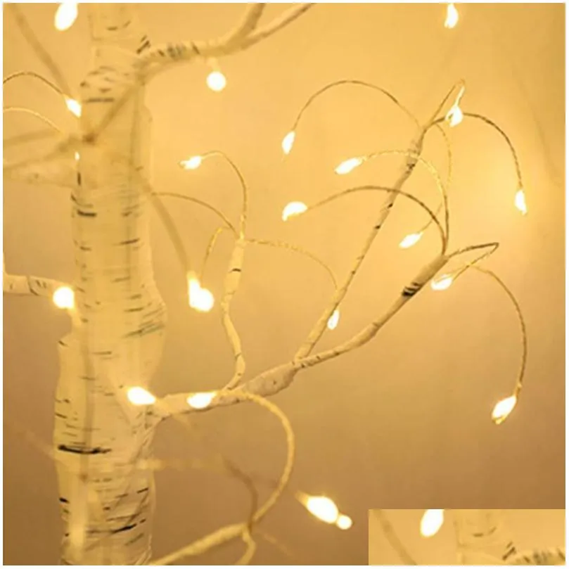 night lights led fairy light birch tree lamp holiday lighting decor home party wedding indoor decoration christmas gift