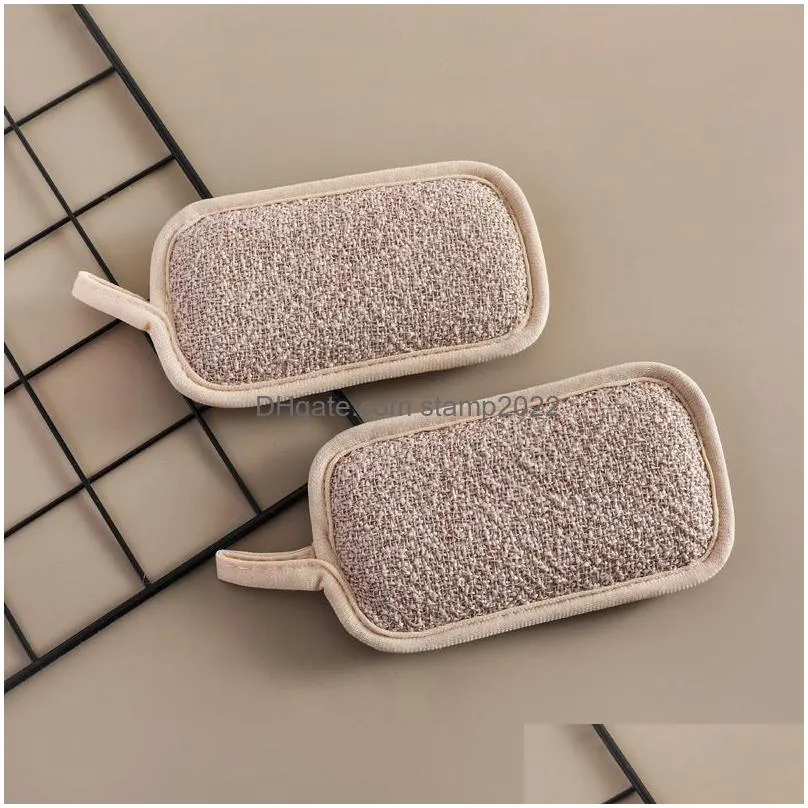 double sided kitchen magic cleaning sponge scrubber sponges dish washing towels scouring pads bathroom brush wipe pad 5501 q2