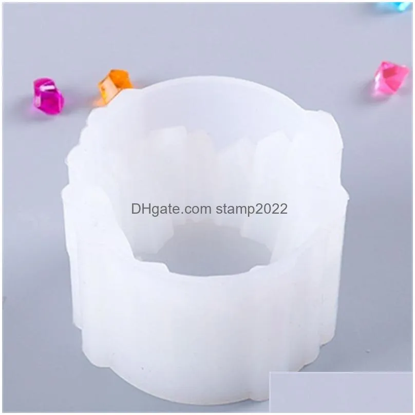 diy resin mold candle holder silicone mold wax mould clay epoxy uv craft making home decoration cement casting molds tools 20220924 q2