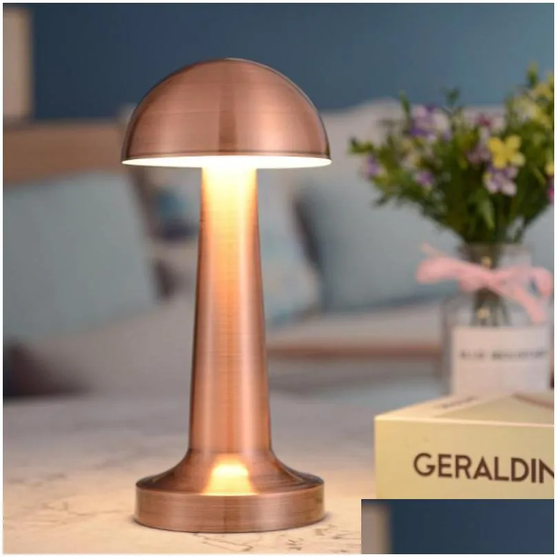 night lights portable led table lamp with touch sensor 3-levels brightness rechargeable battery light nightstand lamp bedside