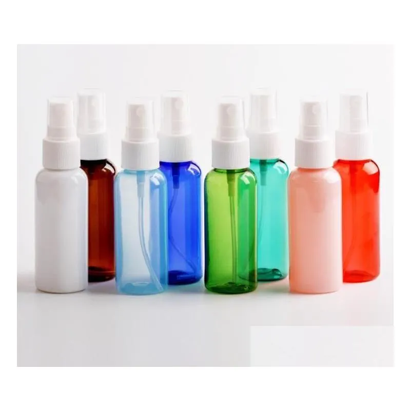 wholesale Colorful 30ml 50ml Refillable Portable  Oil Liquid Sprayer Empty Atomizer Makeup Spray Bottle Perfume Atomizer SN31