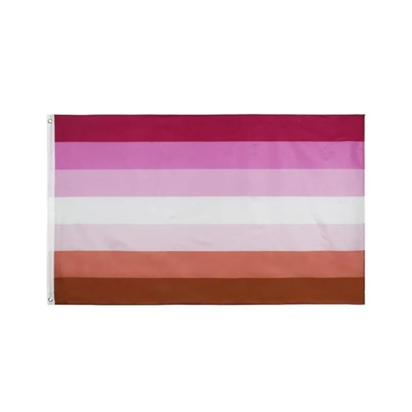 90x150cm 3x5ft lgbt les sunset lesbian pride flag wholesale direct factory sn3684