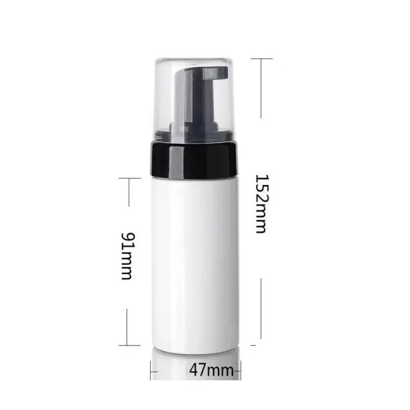 wholesale 100ml 120ml 150ml 200ml foamer bottles empty white plastic foam bottles hand wash soap mousse cream dispenser bubbling bottle bpa 