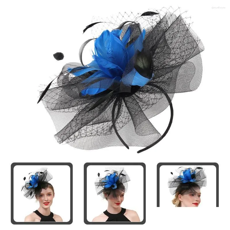 bandanas cocktail party hat tea accessories women flapper womens hats top hair fascinators artificial feathers bride