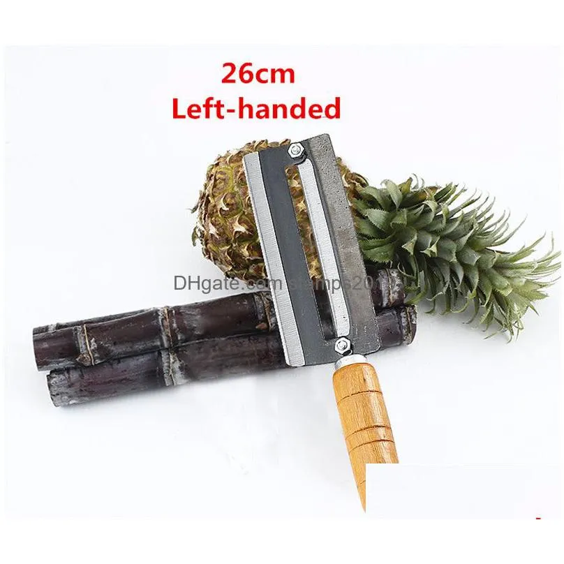 peelers sharp cutter sugarcane cane knives pineapple knife stainless steel cane artifact planing tool peel fruit paring knife 201202