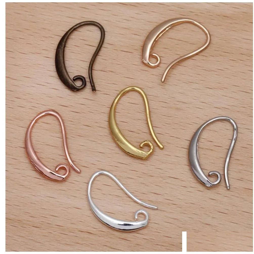 Clasps Hooks 100X Diy Making 925 Sterling Sier Jewelry Findings Hook Earring Pinch Bail Ear Wires For Crystal Stones Beads Thvxd 9Qxkf