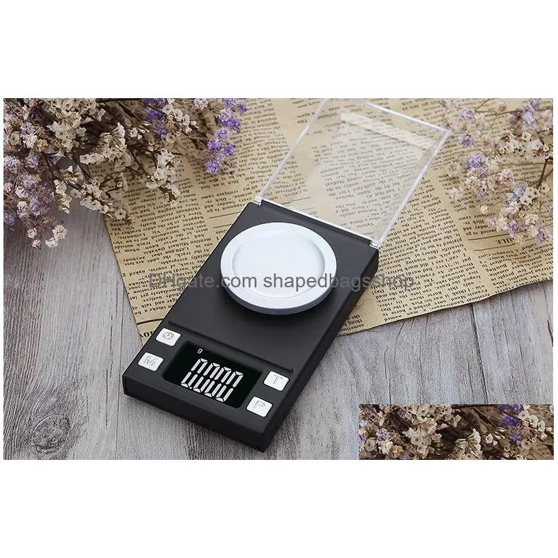 wholesale 10g/20g/50g/100g electronic scales 0.001 lcd digital scale jewelry medicinal herbs portable lab weight milligram scale