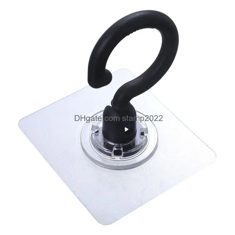 1pc ceiling rotary hook strong household multifunction adhesive hooks kitchen bathroom wall key hanging door back coat hook 20220826